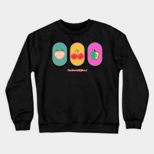 Peachy Keen, Cheery Cherry, Rotten to the Core Crewneck Sweatshirt